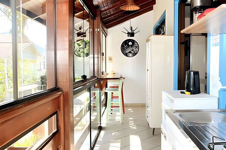 Estrela Mares ~Suíte c/ Jacuzzi na Guarda do Embaú