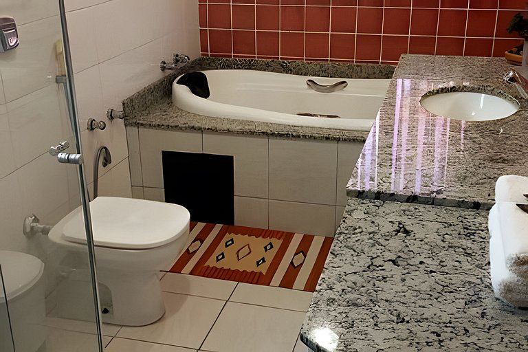 Estrela Mares ~ Suíte c/ Hidro na Guarda do Embaú